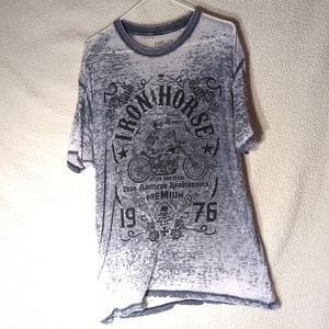 Mens Helix XL shirt sleeve lightweight Biker themed